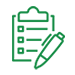 clipboard and pen icon