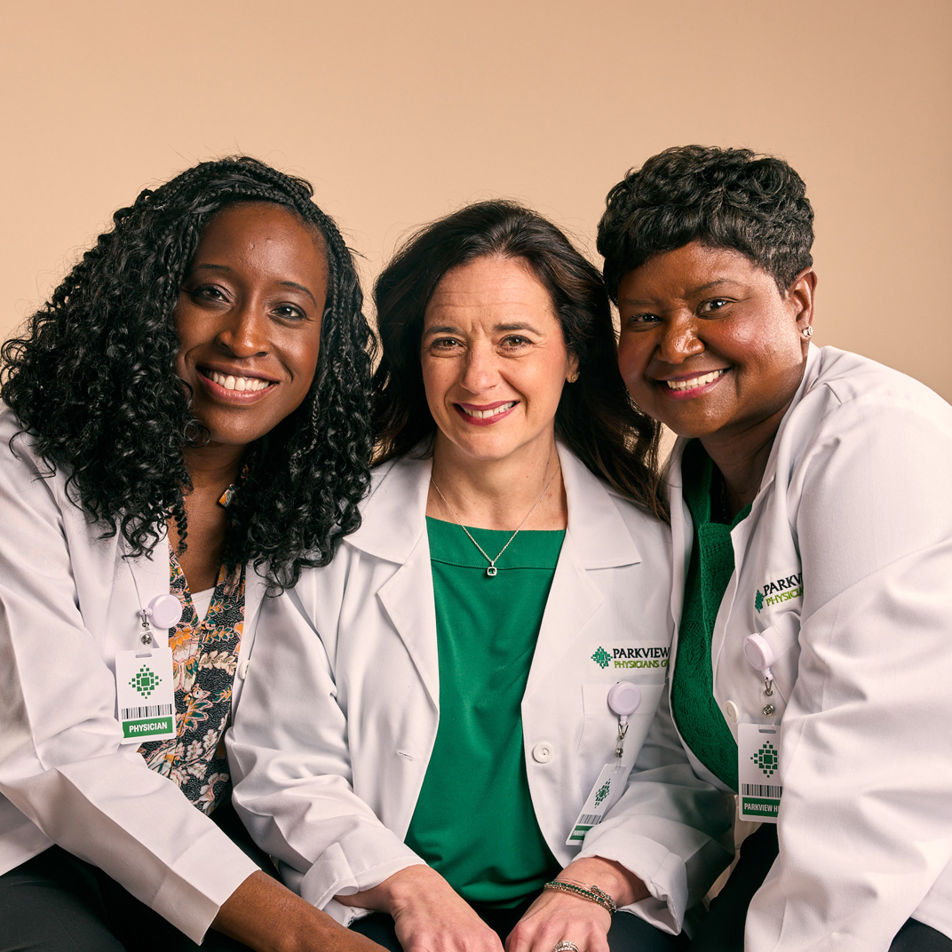 three women parkview physicians
