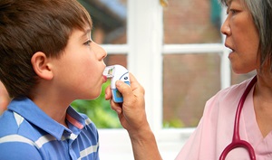 Child and healthcare worker